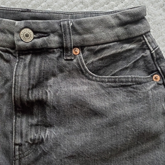AMERICAN Eagle Outfitters High Waisted Jeans Shorts Size 0 - Picture 2 of 8